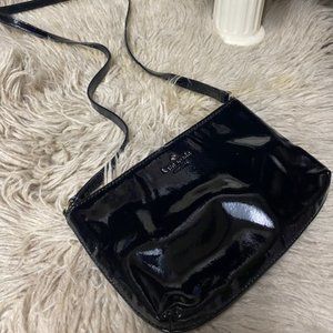 Kate Spade New York Harrison Street Tay Patent Leather Crossbody Bag, Black